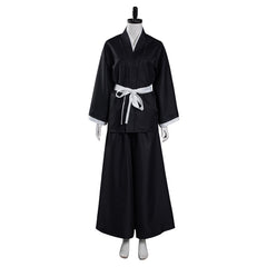 Anime Kuchiki Rukia Kimono Outfit Halloween Carnival Suit Cosplay Costume