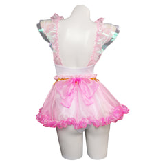 Anime Sailor Moon Chibiusa Pink Swimsuit Outfits Cosplay Costume Halloween Carnival Sui-Coshduk