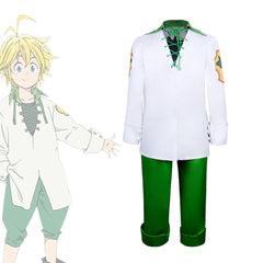 The Seven Deadly Sins Meliodas Cosplay Costume Outfits Halloween Carnival Party Suit