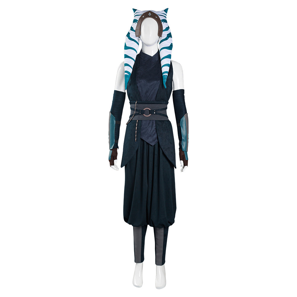 TV The Mandalorian S2 Top Pants Outfit Ahsoka Tano Halloween Carnival Suit The Book Of Boba Fett Cosplay Costume