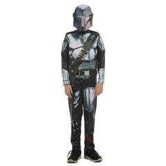 Kids The Mandalorian Din Djarin Cosplay Costume Jumpsuit Outfits Halloween Carnival Suit