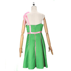 Movie Barbie 2023 Green Dress Outfits Cosplay Costume Halloween Carnival Suit