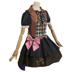 Cosplay Costume Women Dress Outfits Halloween Carnival Suit cosplay mad hatter Tarrant Hightopp