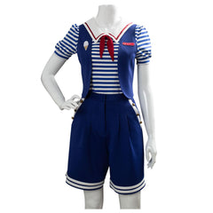 TV Stranger Things 3 Scoops Ahoy Robin Cosplay Costume Halloween Carnival Suit