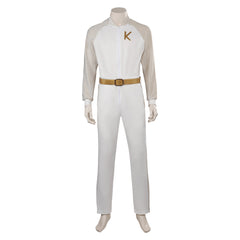 Movie Barbie 2023 Ken Outfits White Set ​Cosplay Costume Halloween Carnival Suit 