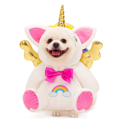 Unicorn Pet Dog Cosplay Costume Outfits Halloween Carnival Suit