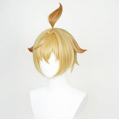 Game Genshin Impact Mika Cosplay Wig Heat Resistant Synthetic Hair Carnival Halloween Party Props