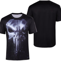Daredevil Punisher Frank Castle Cosplay Costume T-shirt Outfits Halloween Carnival Party Suit