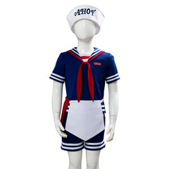 Kids Children Stranger Things 3 Scoops Ahoy Steve Harrington Cosplay Costume For Boys