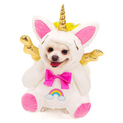 Unicorn Pet Dog Cosplay Costume Outfits Halloween Carnival Suit