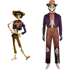 CoCo Hector Rivera Cosplay Costume Outfits Halloween Carnival Suit