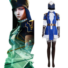 Arcane: League of Legends - Caitlyn the Sheriff of Piltover Cosplay Costume Outfits Halloween Carnival Suit