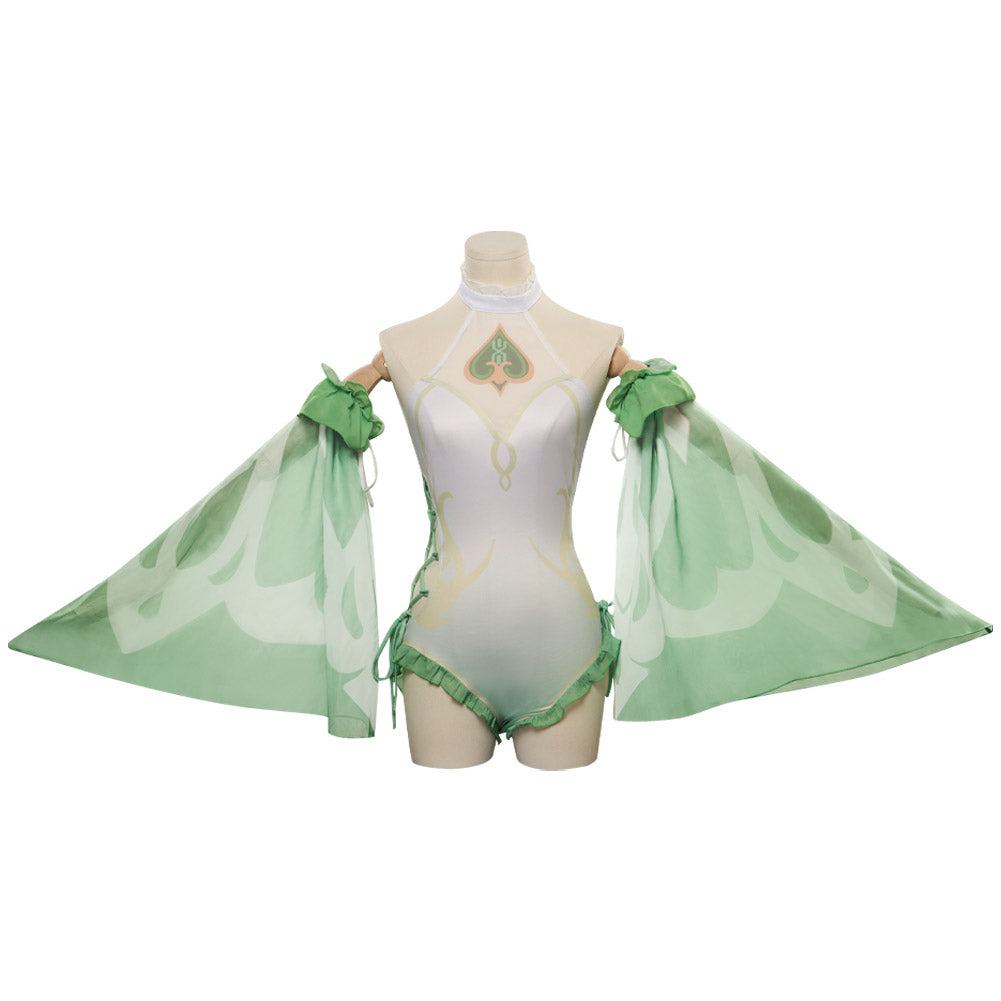 Genshin Impact Naxida swimsuit Cosplay Costume Halloween Carnival Party Disguise Suit