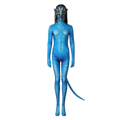 Avatar：The Way of Water Neytiri Cosplay Costume Jumpsuit Mask Outfits Halloween Carnival Suit