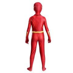 Kids TV The Flash Jumpsuit Cosplay Costume Outfits Halloween Carnival Suit