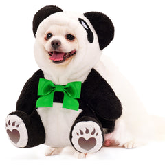 Cute Cartoon Panda Pet Dog Clothing Outfits ​Cosplay Costume Halloween Carnival Suit