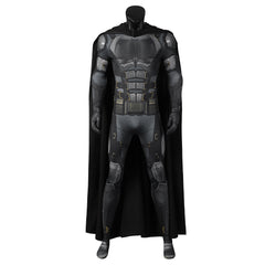 Adult Justice League Bruce Wayne Cosplay Costume Jumpsuit Cloak Outfits Halloween Carnival Suit