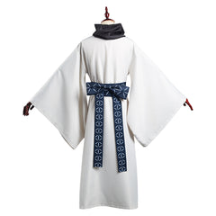 Anime Sukuna Ryoume White Kimono Outfit Cosplay Costume Halloween Carnival Suit