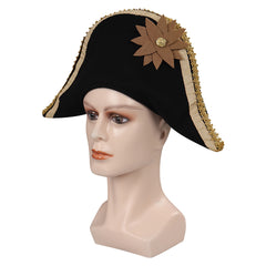 Peter Pan & Wendy Captain Hook Cosplay Pirate Hat Cap Halloween Carnival Party Disguise Accessories Prop