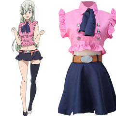 Anime Elizabeth Liones Cosplay Costume Dress Outfits Halloween Carnival Suit