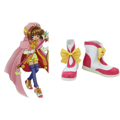 Card Captor Kinomoto Sakura Cosplay Shoes Boots Halloween Costumes Accessory Custom Made