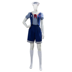 TV Stranger Things 3 Scoops Ahoy Robin Cosplay Costume Halloween Carnival Suit