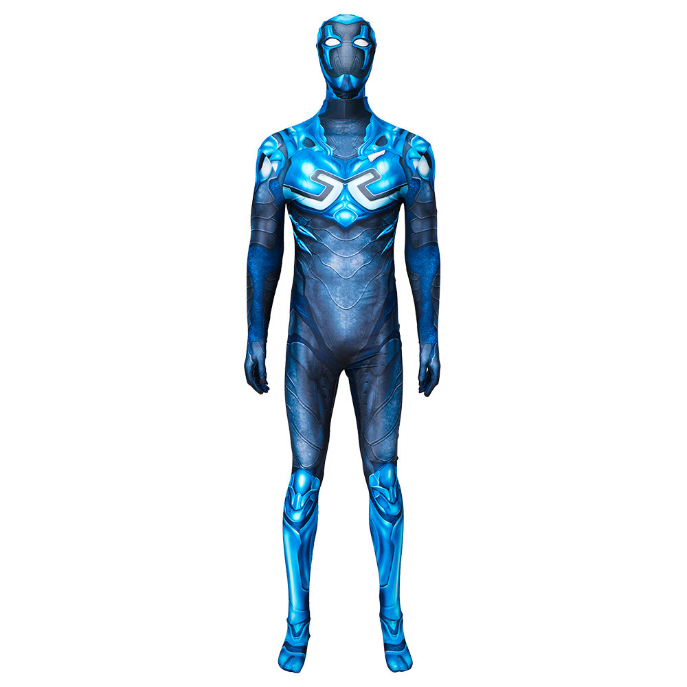 Blue Beetle Cosplay Costume Jumpsuit Outfits Halloween Carnival Party Suit