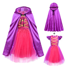 Kids Movie Hocus Pocus Sarah Sanderson Cosplay Costume Outfits Halloween Carnival Suit