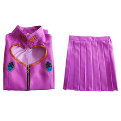 Anime Giorno Purple Cosplay Costume Outfits Halloween Carnival Suit
