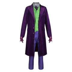 The Dark Knight Joker  Cosplay Costume Outfits Halloween Carnival Party Disguise Suits