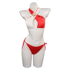 Genshin Impact Yae Miko Cosplay Costume Swimsuit Outfits Halloween Carnival Party Suit