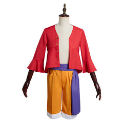 Anime One Piece Monkey D. Luffy Cosplay Costume Outfits Halloween Carnival Suit