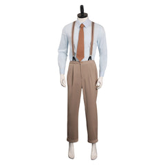 Movie Oppenheimer 2023 J. Robert Oppenheimer Brown Outfits Cosplay Costume Halloween Carnival Suit