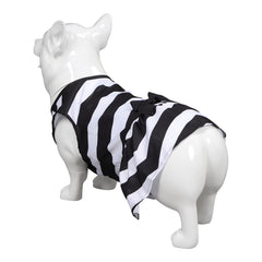Movie Barbie 2023 Barbie Black And White Stripe Dog Pet Outfits Cosplay Costume Suit