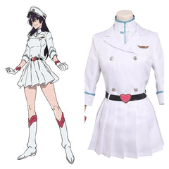 Anime Bambietta Basterbine White Dress Cosplay Costume Outfits Halloween Carnival Suit