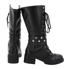 Game Apex Wraith Black Shoes Boots Cosplay Accessories Halloween Props