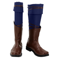 Game Baldur's Gate Astarion Brown Shoes Boots Cosplay Accessories Halloween Carnival Props