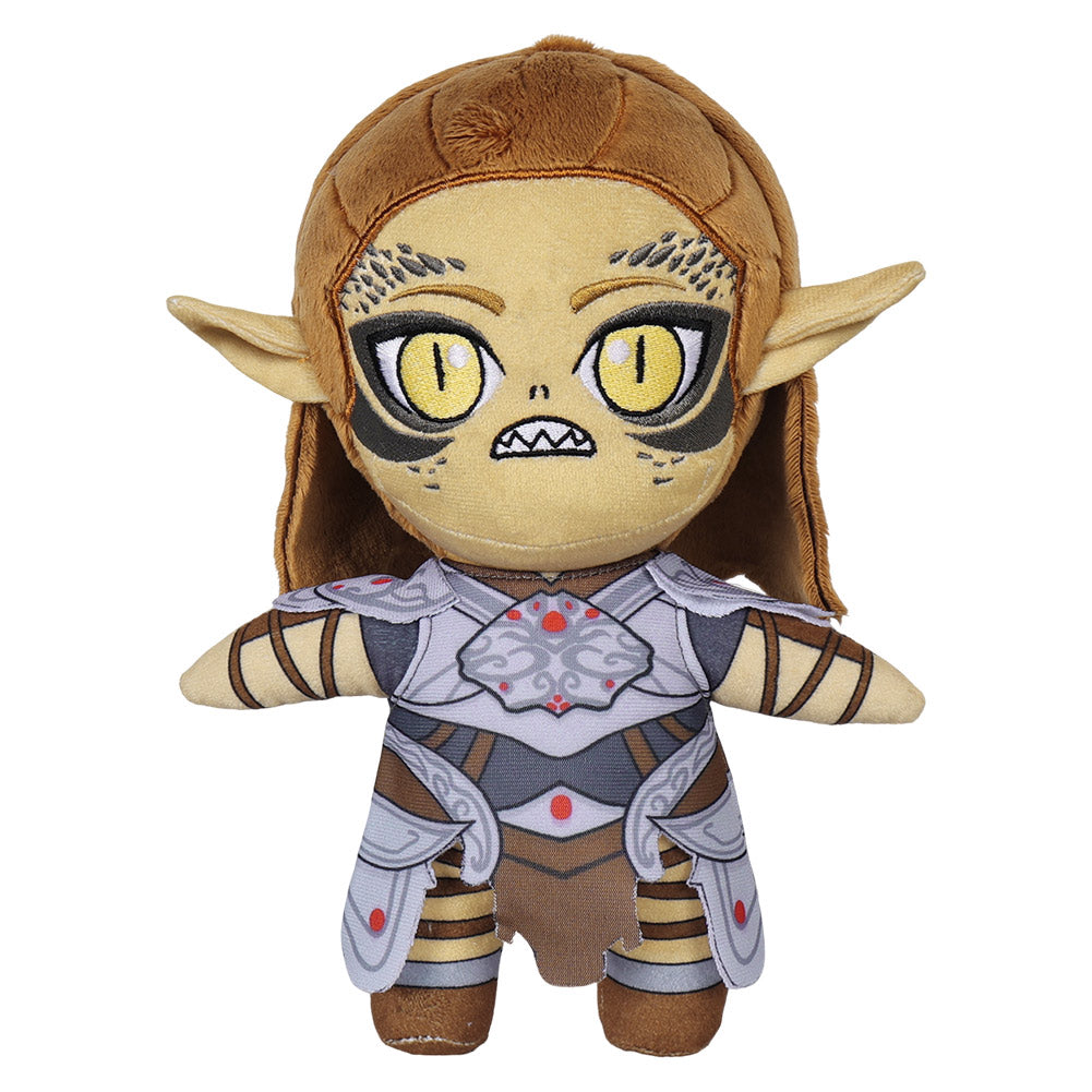 Game Baldur's Gate Lae'zel Cosplay Plush Toys Cartoon Soft Stuffed Dolls Mascot Birthday Xmas Gift