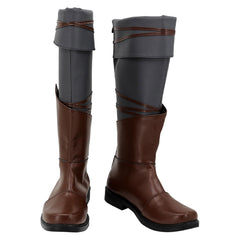 Game Baldur's Gate Wyll Brown Shoes Boots Cosplay Accessories Halloween Carnival Props