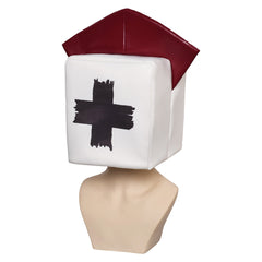 Game Dark Deception Reaper Nurse White Hat Cosplay Accessories Halloween Carnival Props ​