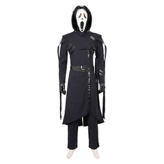 Game Dead by Daylight Danny Johnson Black Cloak Ghost Face Outfits Cosplay Costume