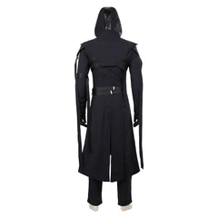 Game Dead by Daylight Danny Johnson Black Cloak Ghost Face Outfits Cosplay Costume