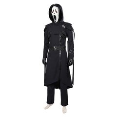 Game Dead by Daylight Danny Johnson Black Cloak Ghost Face Outfits Cosplay Costume