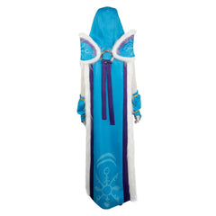 Game DotA Crystal Maiden Blue Set Outfits Cosplay Costume Halloween Carnival Suit