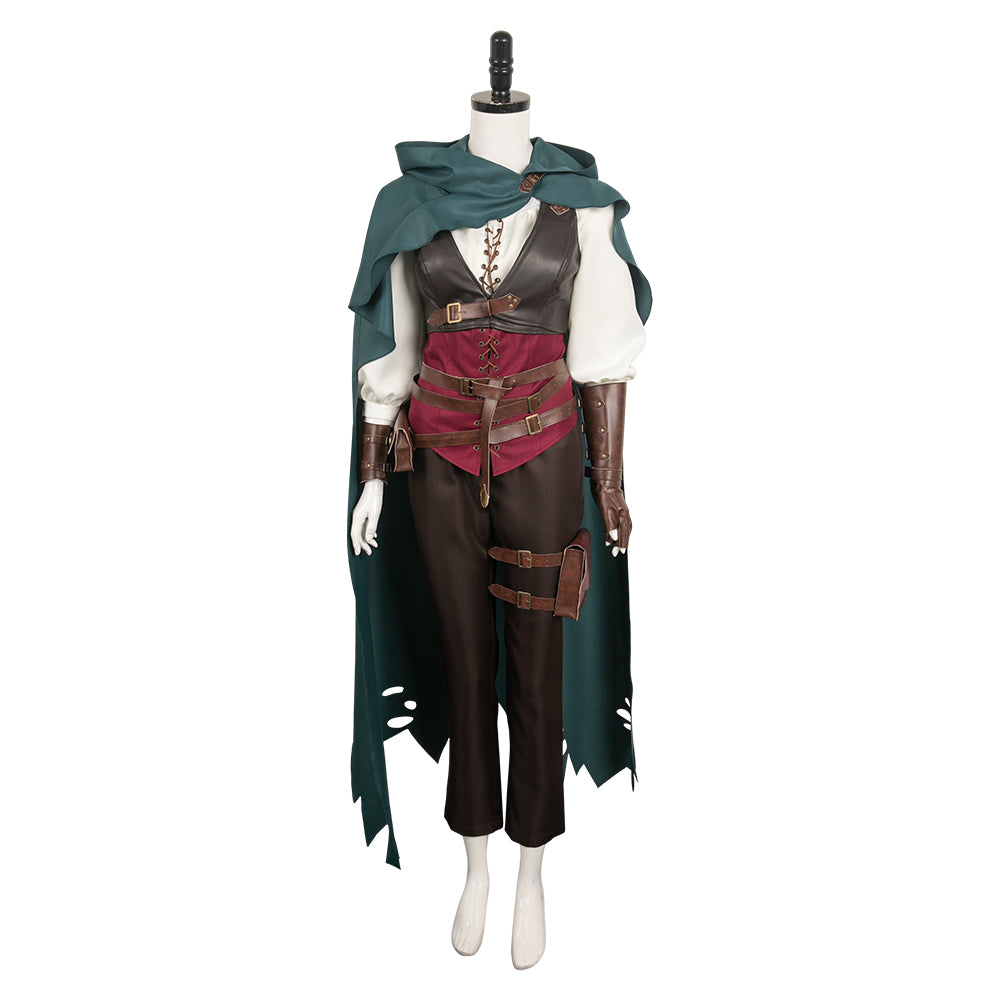 Game Dragon's Dogma 2024 Ulrika Brown Set Outfits Cosplay Costume Halloween Carnival Suit