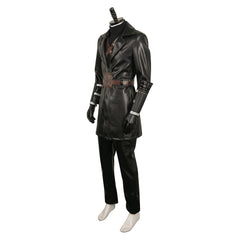 Game Final Fantasy Sephiroth Black Jacket Set Outfits Cosplay Costume Halloween Carnival Suit