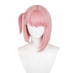 Game Genshin Impact Charlotte Pink Wigs Cosplay Accessories Halloween Carnival Props