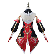 Game Genshin Impact Chevreuse Red Lolita Dress Cosplay Costume Outfits Halloween Carnival Suit