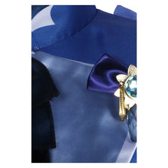 Game Genshin Impact Focalors Blue Dress Cosplay Costume Outfits Cosplay Costume Outfits Halloween Carnival Suit