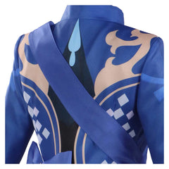 Game Genshin Impact Focalors Blue Dress Cosplay Costume Outfits Cosplay Costume Outfits Halloween Carnival Suit